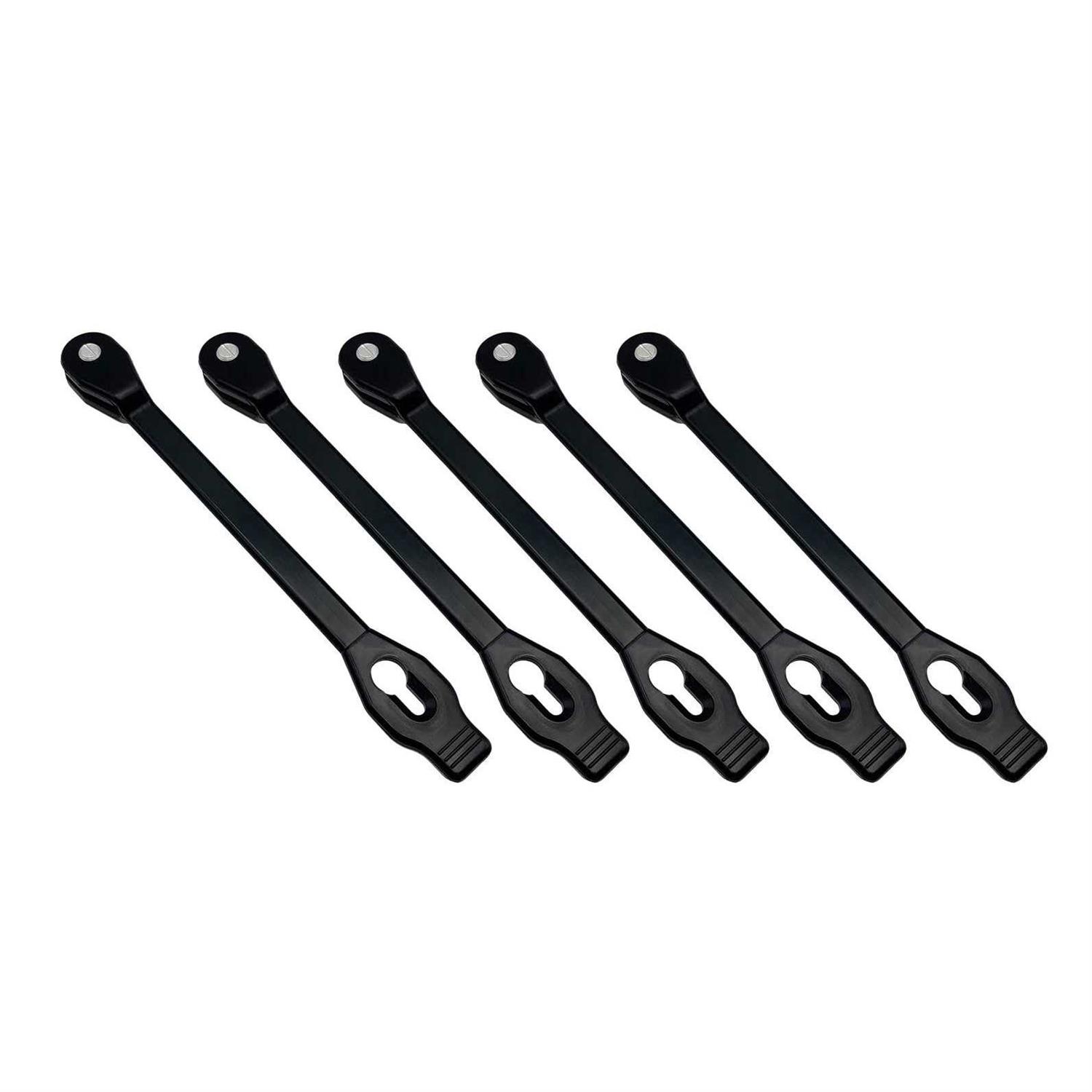 Poolzilla 10 Rubber Bungee Strap Tie for Anchor Hookless with Saw Bolt - Zenithce