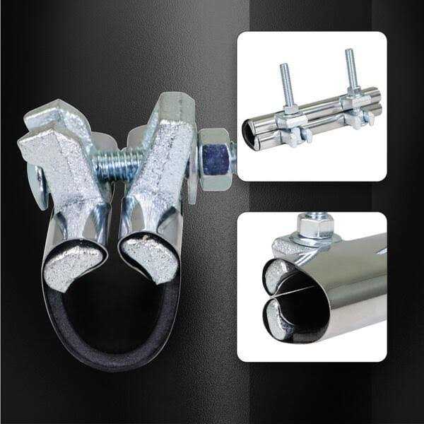 The Plumber’s Choice 3/4 in. x 6 in. Long 2-Bolt IPS Pipe Repair Clamp - Zenithce