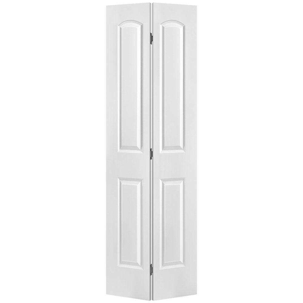 Paneled Manufactured Wood Primed Lincoln Park Interior Bi-fold Door Masonite - Zenithce