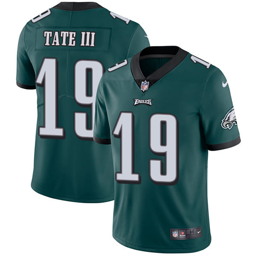 Eagles #19 Golden Tate III Midnight Green Vapor Untouchable Limited Stitched Jersey - Zenithce