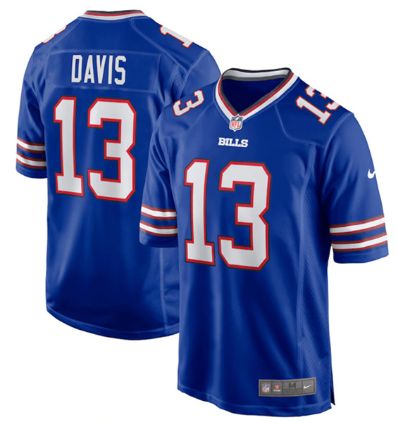 Buffalo Bills #13 Gabe Davis Royal Stitched Game Jersey - Zenithce