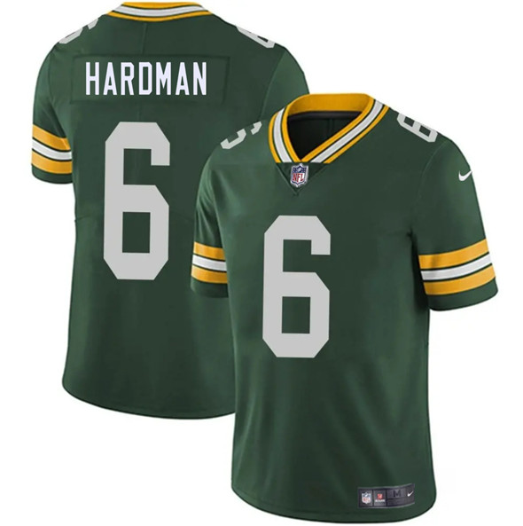Green Bay Packers #6 Mecole Hardman Green 2025 Vapor Untouchable Limited Stitched Jersey - Zenithce
