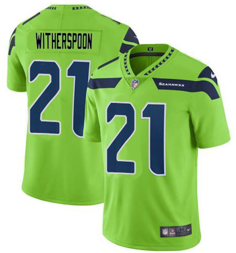 Seattle Seahawks #21 Devon Witherspoon Green Vapor Untouchable Limited Stitched Jersey - Zenithce