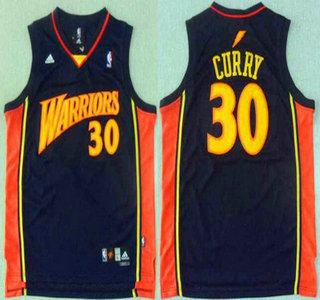 Golden State Warriors #30 Stephen Curry Rookie Navy Blue Swingman Jersey - Zenithce