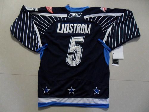 Red Wings #5 Nicklas Lidstrom 2011 All Star Stitched Dark Blue Jersey - Zenithce