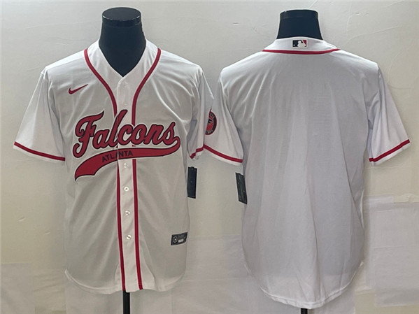 Atlanta Falcons Blank White With Patch Cool Base Stitched Jersey - Zenithce
