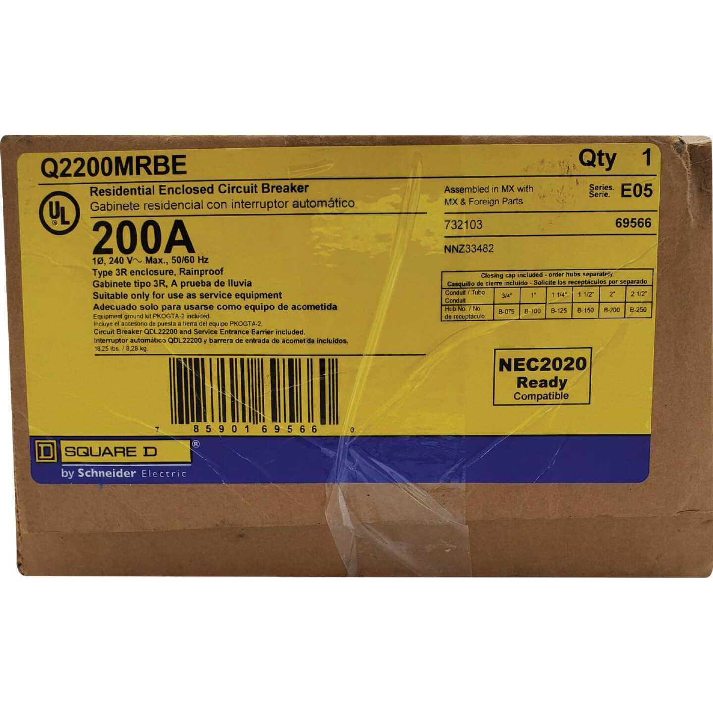 Square D 20 Amp Single Pole QO Dual Function Circuit Breaker QO120DFC - Zenithce