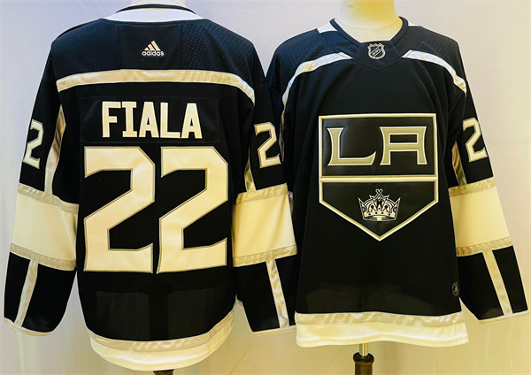 Los Angeles Kings #22 Kevin Fiala Black Stitched Jersey - Zenithce