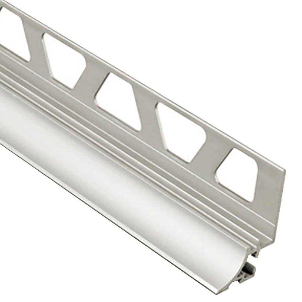 Schluter DESIGNLINE Tile Border Edging Profile Polished Brass Anodized Aluminum - Zenithce