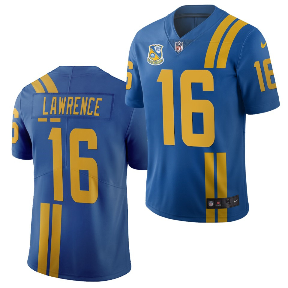 Jacksonville Jaguars #16 Trevor Lawrence Vapor Limited Stitched Jersey - Zenithce