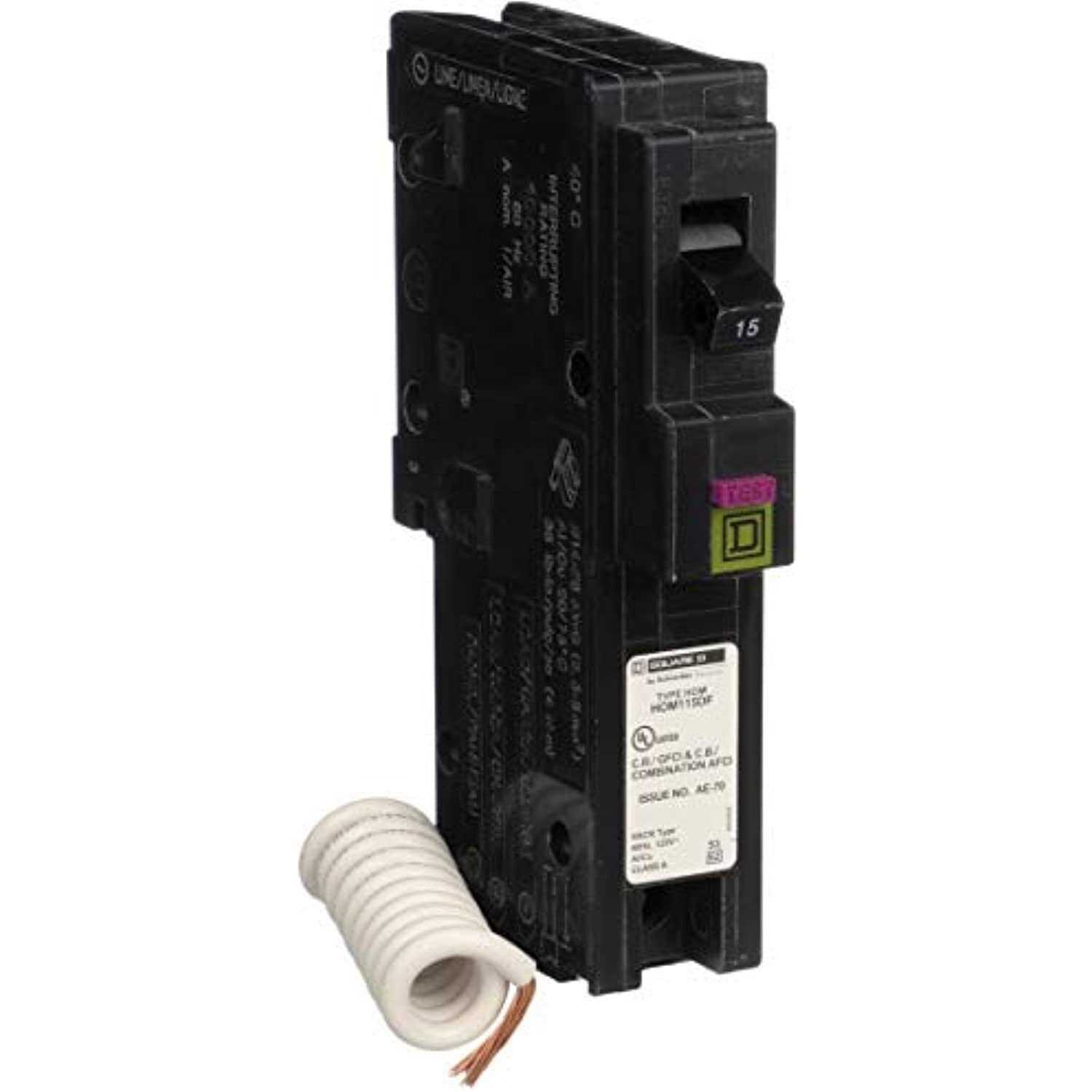 Square D HOM115CAFIC Homeline Arc Fault Breaker - Zenithce