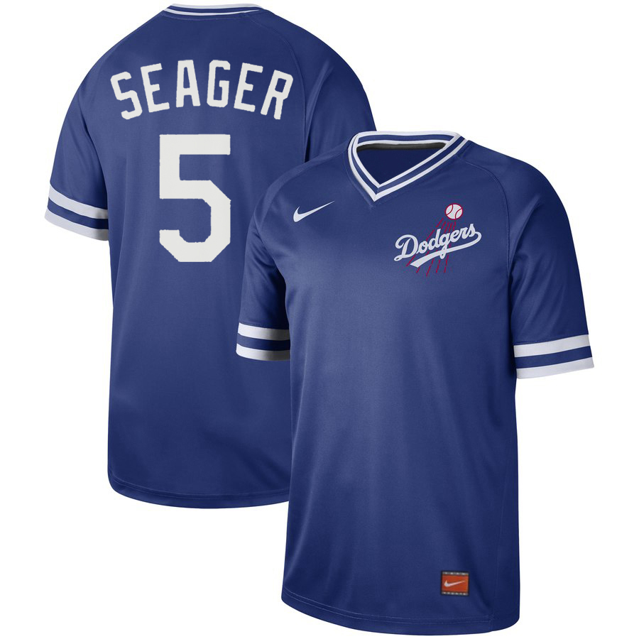Los Angeles Dodgers #5 Corey Seager Blue Cooperstown Collection Legend Stitched Jersey - Zenithce
