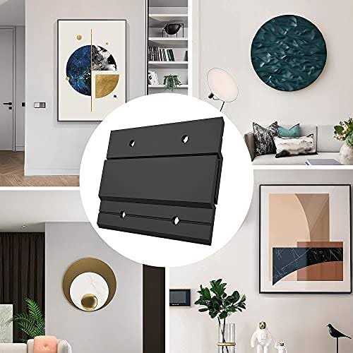 French Cleat Picture Hanger Aluminum Z Hanger Interlocking Wall Mounting Bracket Hardware Kit Z Clips for Hanging Wall Painting - Zenithce
