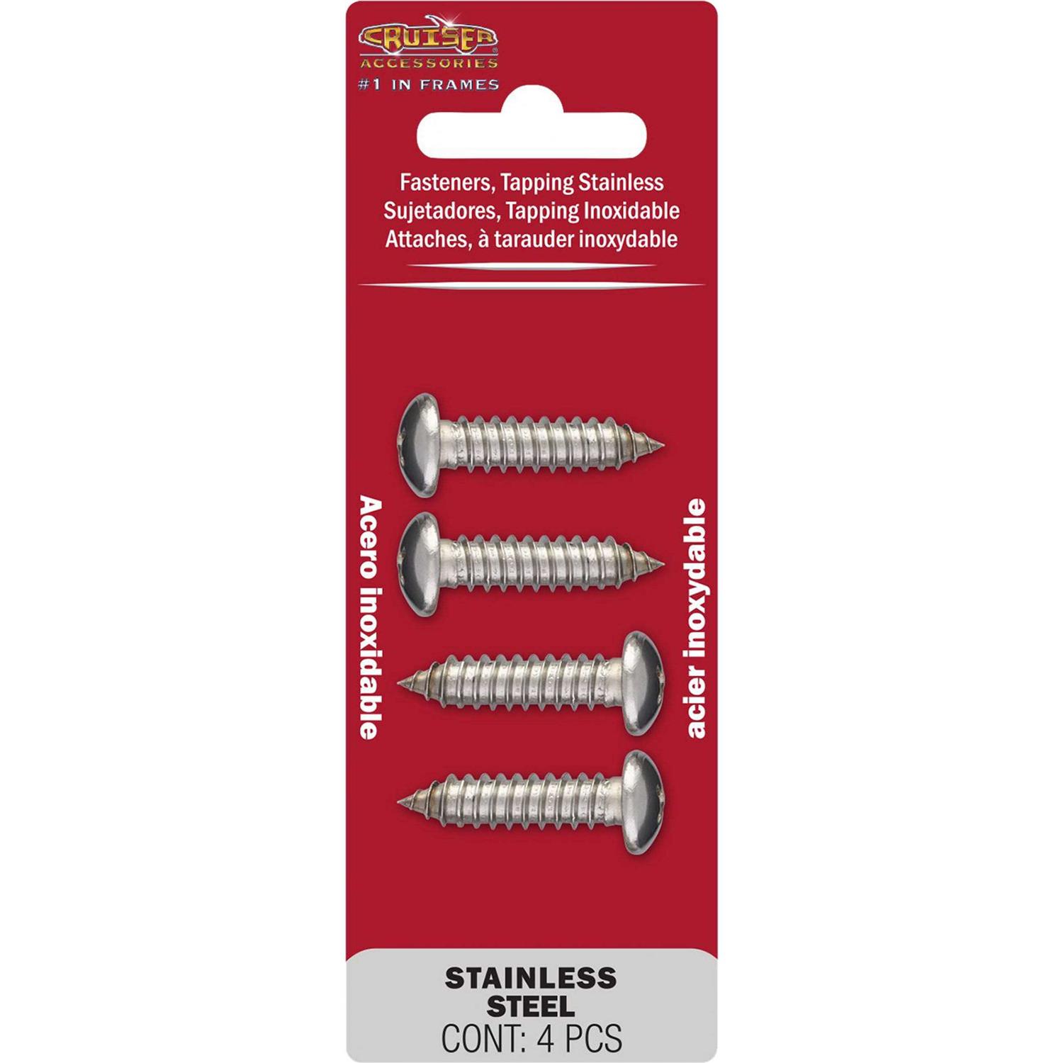Cruiser Accessories Black Tapping Fasteners - Zenithce
