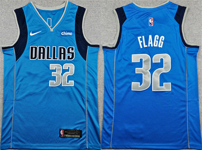 Dallas Mavericks #32 Cooper Flagg Blue 2025 Icon Edition Stitched Jersey - Zenithce