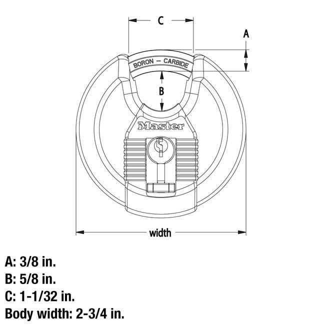 Master Lock Padlock - Zenithce