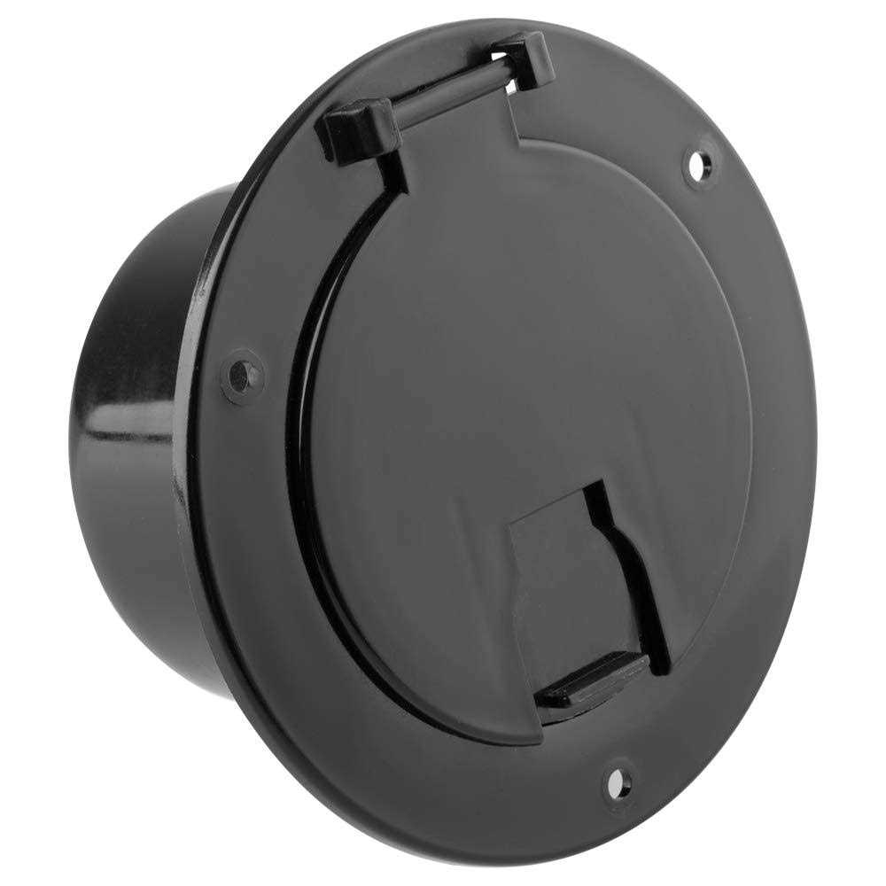 Halotronics RV 4 Round Electrical Cable Hatch for 30 and 50 Amp Cords - Zenithce