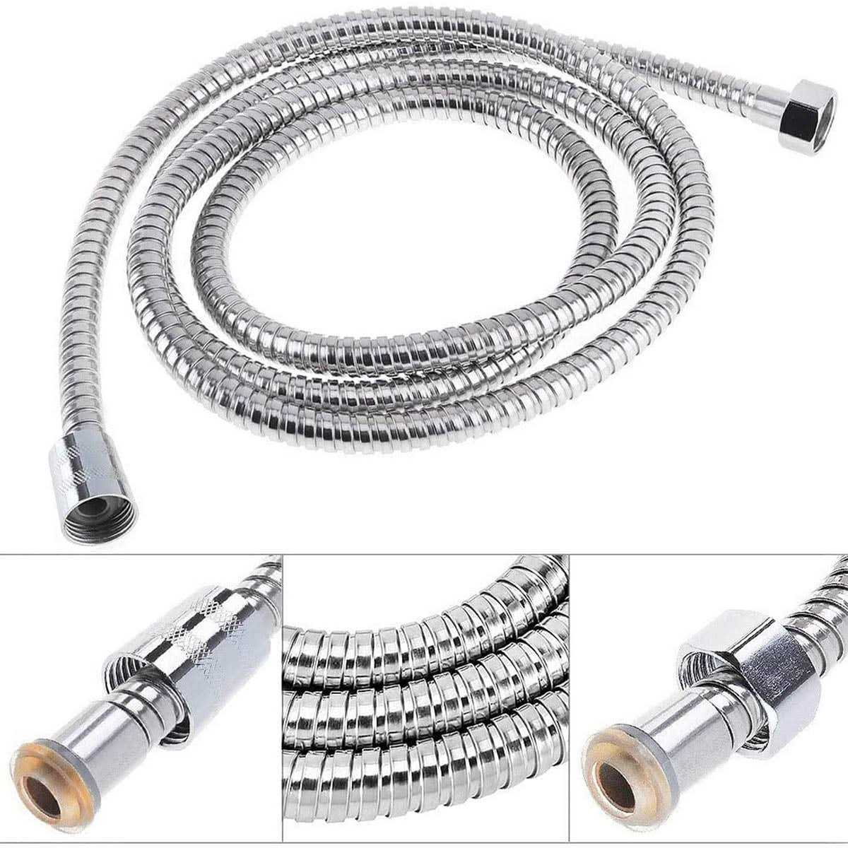 Shower Head With Handheld Combo 6 Inch High Pressure 2.5 GPM - Zenithce