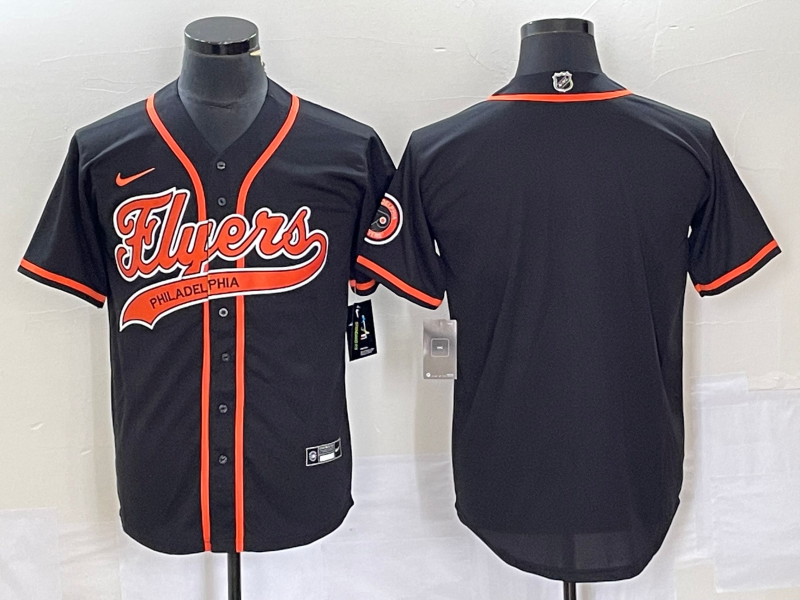 Philadelphia Flyers Blank Black Cool Base Stitched Jersey - Zenithce