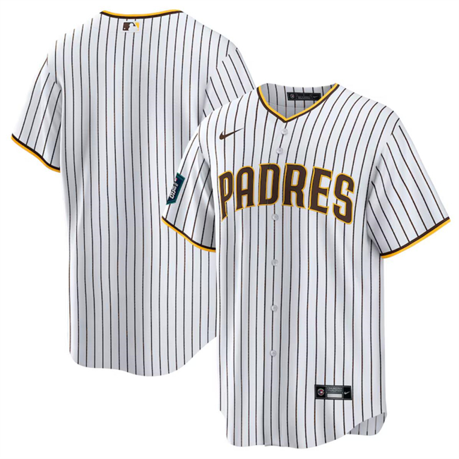 San Diego Padres Blank White 2024 World Tour Seoul Series Home Stitched Jersey - Zenithce