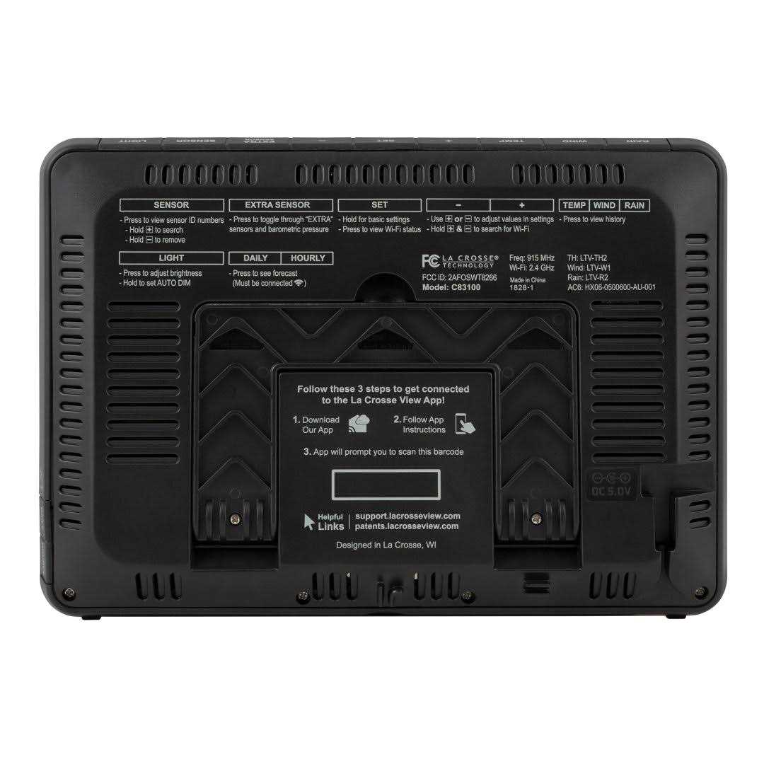La Crosse Technology 308-1711BL Wireless Weather Station - Zenithce