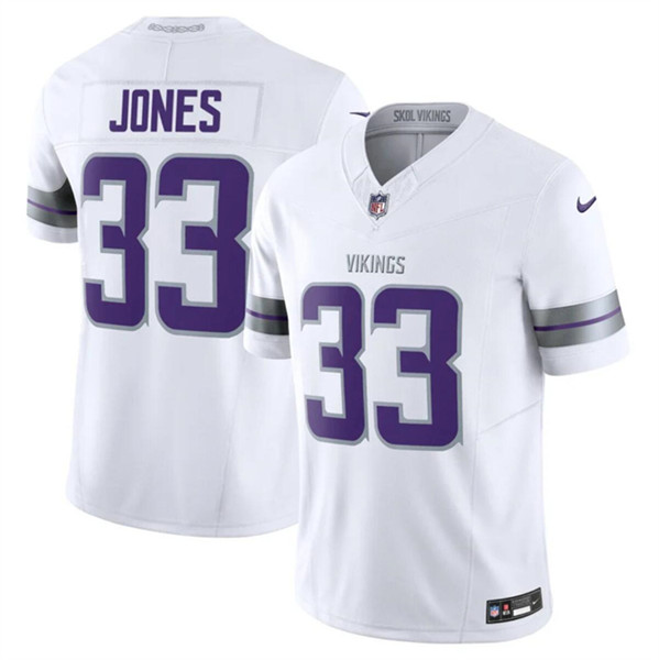 Minnesota Vikings #33 Aaron Jones White F.U.S.E. Winter Warrior Limited Stitched Jersey - Zenithce