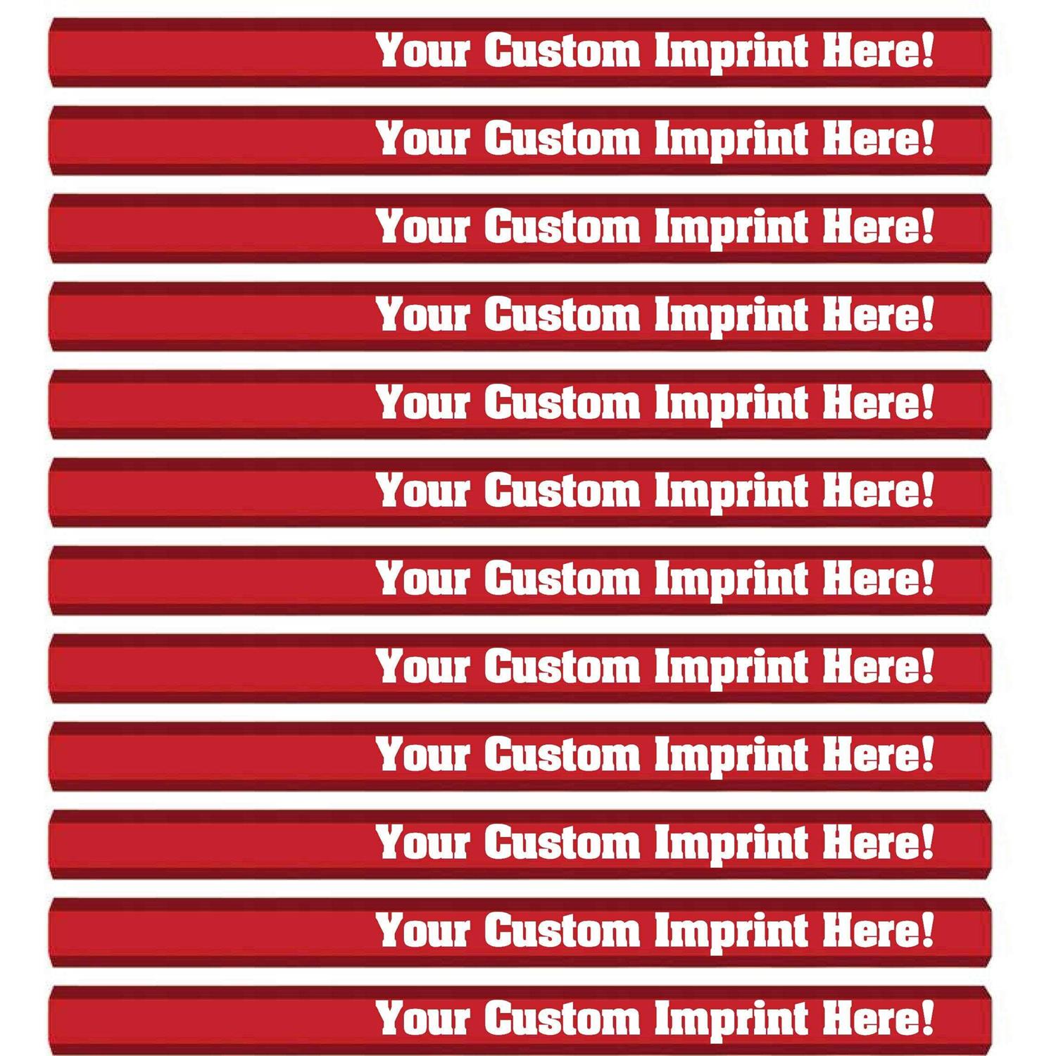 Express Pencils Custom Carpenter Pencil Personalized with your Name, Logo or Message - Zenithce