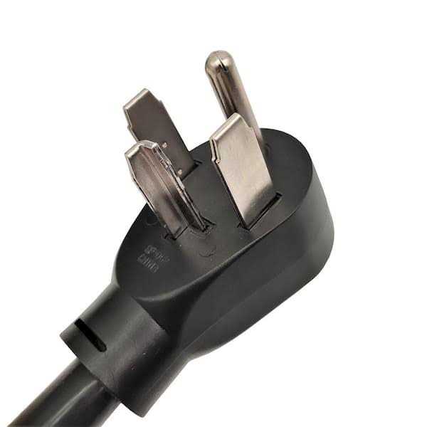Parkworld 3 ft. 10/4 4-Wire Dryer 30 Amp 4-Prong Y Adapter Cord NEMA 14-30P Plug to 14-30R Receptacle - Zenithce