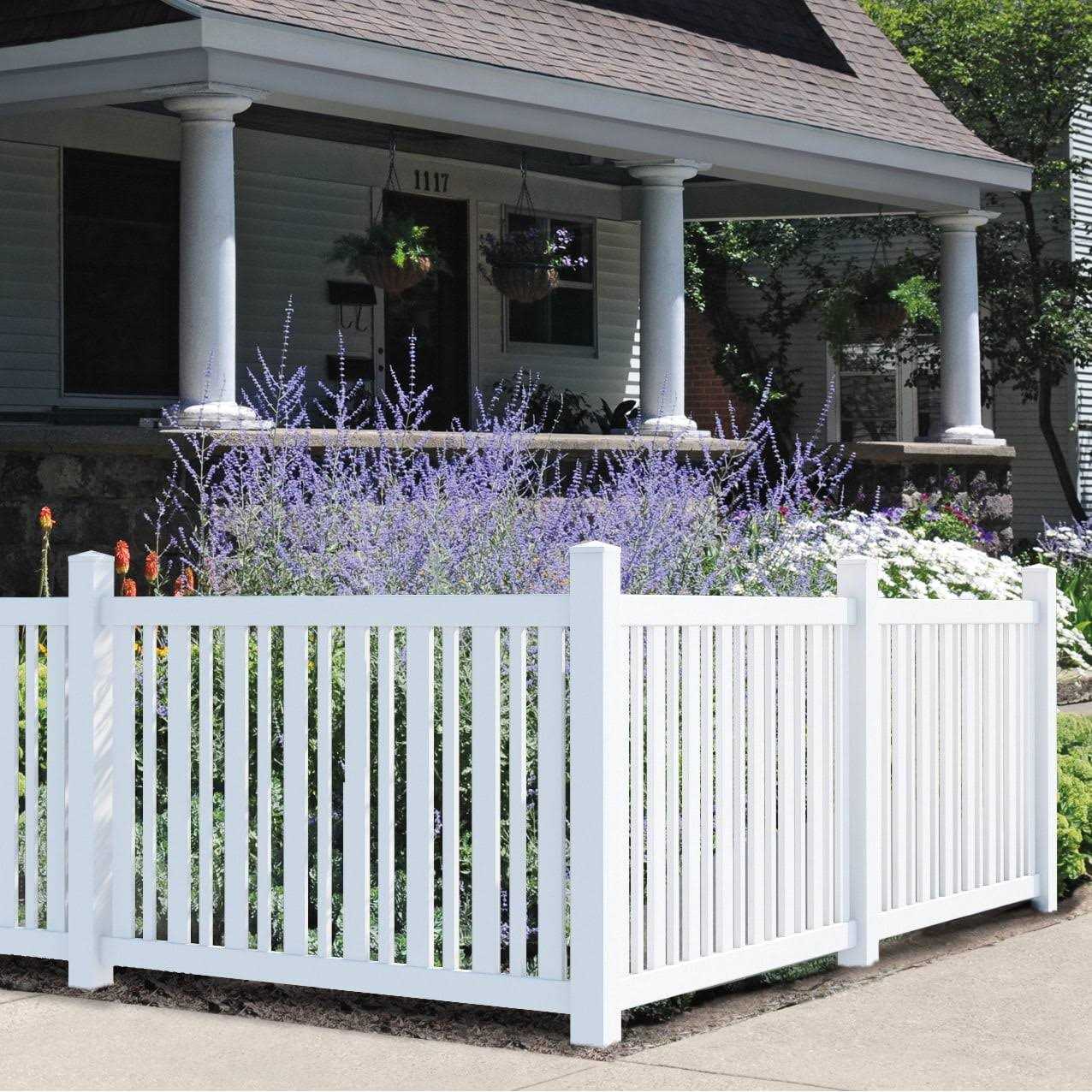 Outdoor Essentials 5 in. x 5 in. White Vinyl Gothic Fence Post Cap - Zenithce