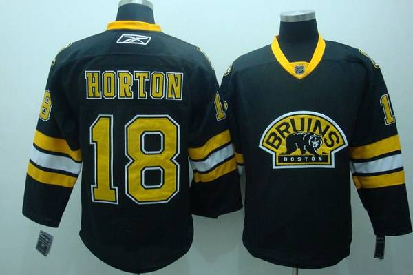 Bruins #18 Horton Stitched Black Third Jersey - Zenithce