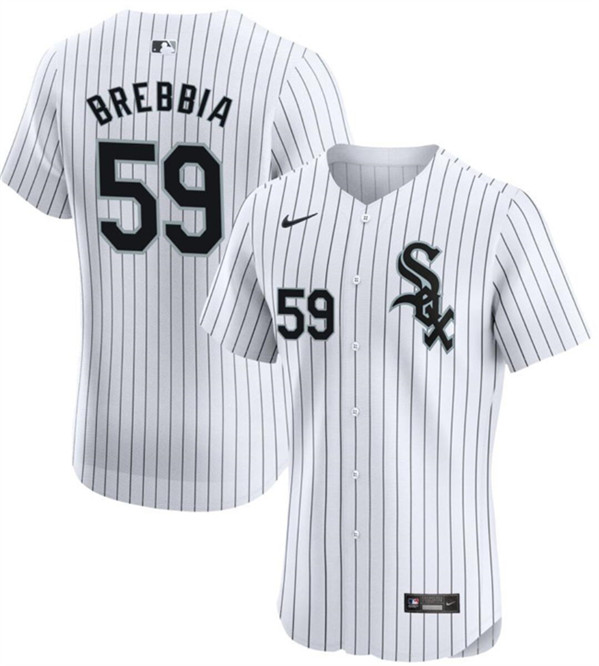 Chicago White Sox #59 John Brebbia White Elite Stitched Jersey - Zenithce