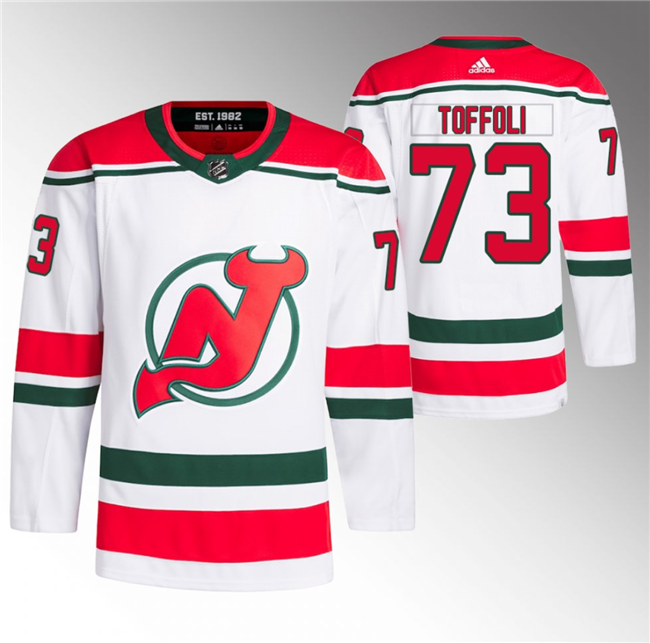 New Jersey Devils #73 Tyler Toffoli White Stitched Jersey - Zenithce