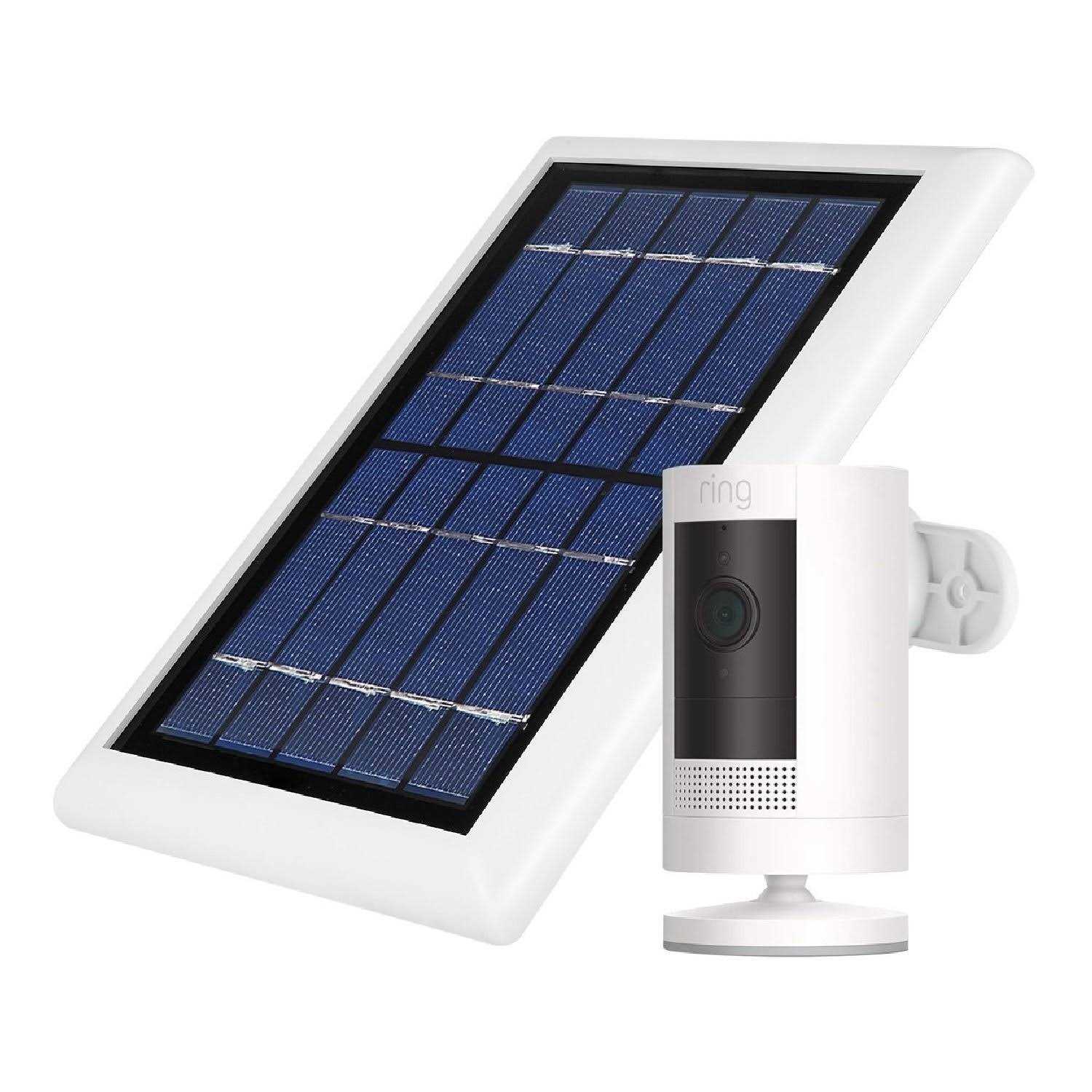 Ring Spotlight Cam Plus + Wasserstein Solar Panel Bundle - Zenithce
