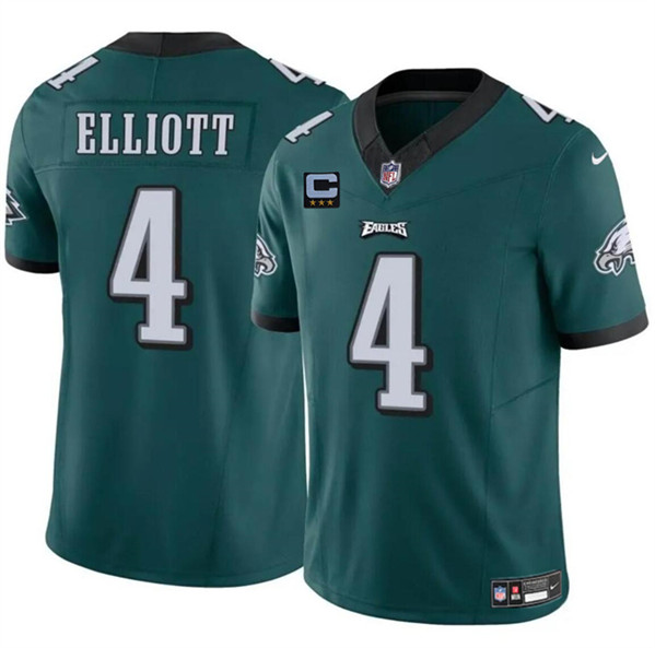 Philadelphia Eagles #4 Jake Elliott Green 2024 F.U.S.E. With 3-Star C Patch Vapor Untouchable Limited Stitched Jersey - Zenithce