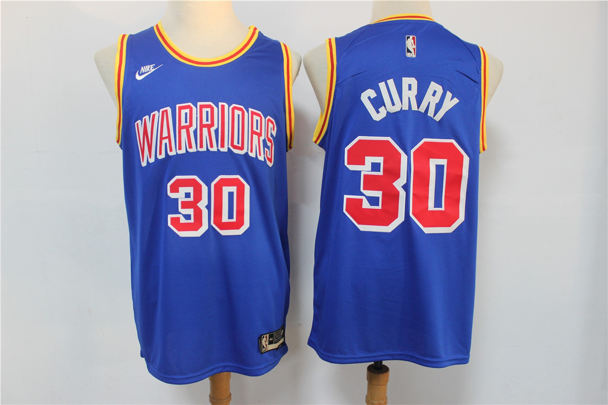 Golden State Warriors #30 Stephen Curry Blue 2022 City Edition Stitched Swingman Jersey - Zenithce