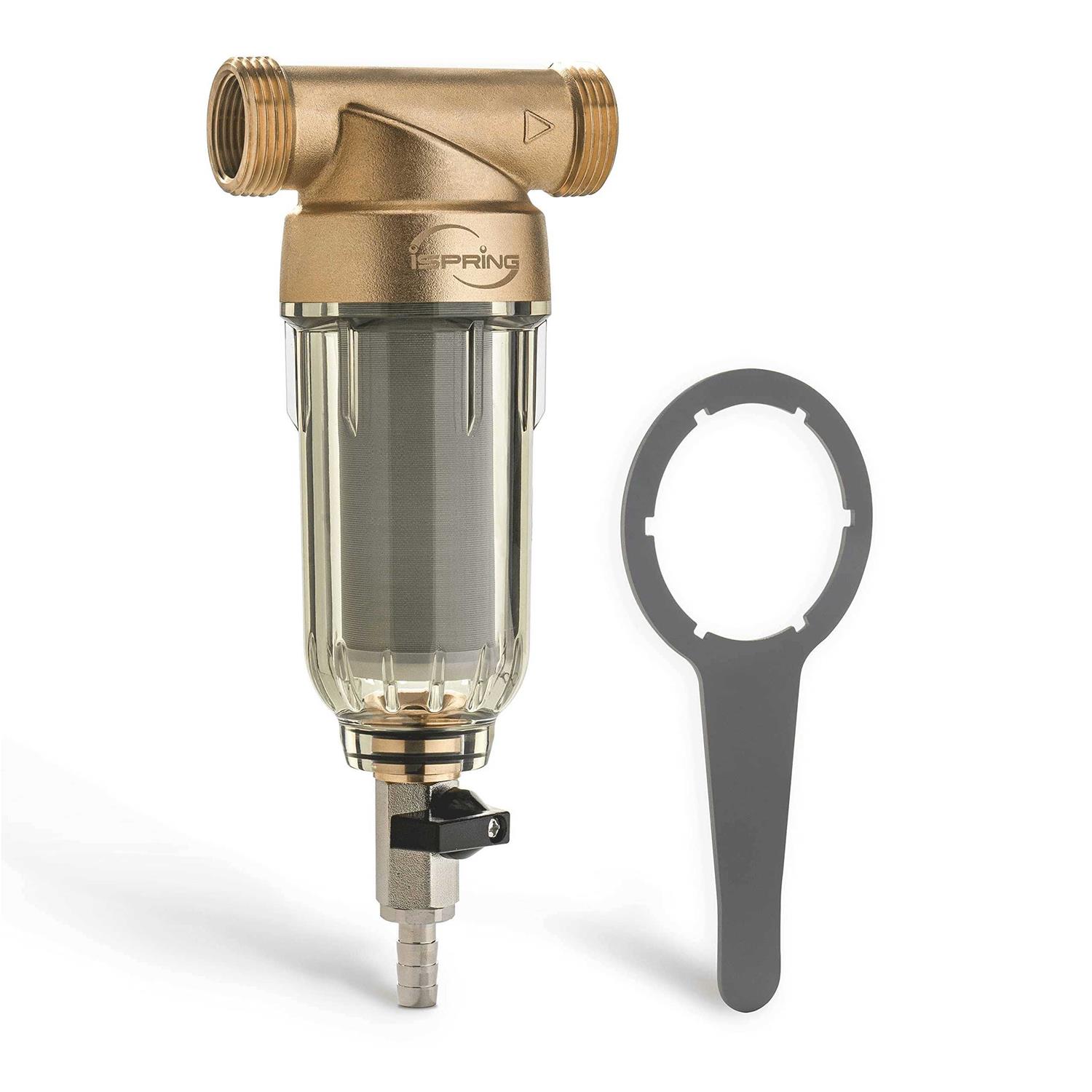 iSpring Reusable Whole House Spin Down Sediment Water Filter - Zenithce