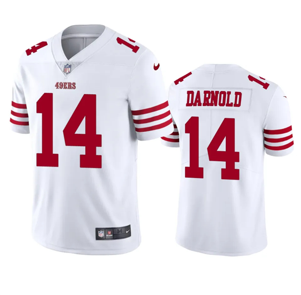 San Francisco 49ers #14 Sam Darnold White Vapor Untouchable Limited Stitched Jersey - Zenithce