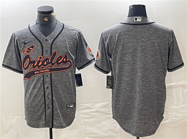Baltimore Orioles Blank Gray Cool Base Stitched Jersey - Zenithce