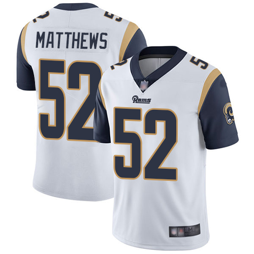 Los Angeles Rams #52 Clay Matthews White Vapor Untouchable Limited Stitched Jersey - Zenithce