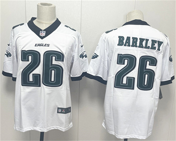Philadelphia Eagles #26 Saquon Barkley White 2024 New Vapor Untouchable Limited Football Stitched Jersey - Zenithce