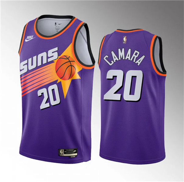Phoenix Suns #20 Toumani Camara Purple 2023 Draft Classic Edition Stitched Jersey - Zenithce