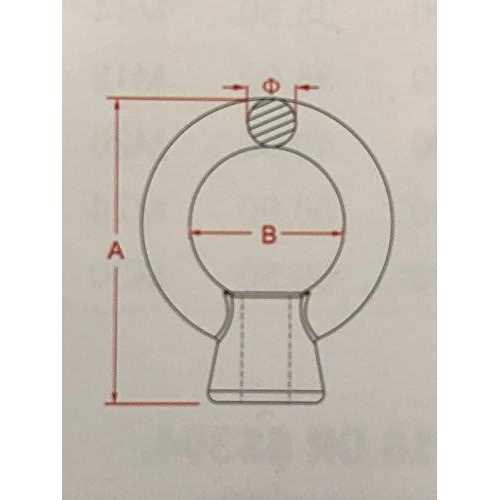 US Stainless Stainless Steel 316 Lifting Eye Bolt UNC Marine Grade - Zenithce