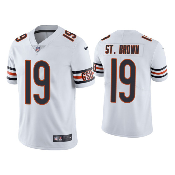 Chicago Bears #19 Equanimeous St. Brown White Vapor Untouchable Limited Stitched Jersey - Zenithce