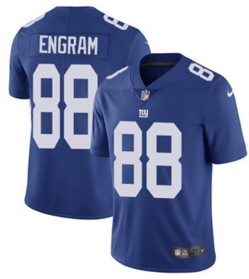New York Giants #88 Evan Engram Blue Vapor Untouchable Player Limited Jersey - Zenithce