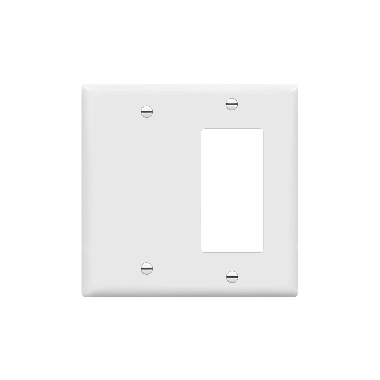 Enerlites 15 Amp Single Pole Toggle Switch w/ Tamper Resistant Receptacle 62150-TR-W - Zenithce
