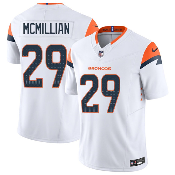 Denver Broncos #29 Ja'Quan McMillan White 2025 F.U.S.E. Vapor Limited Stitched Jersey - Zenithce