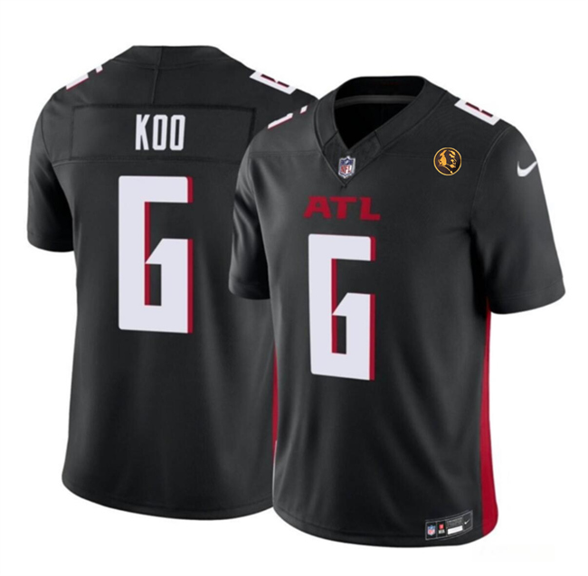 Atlanta Falcons #6 Younghoe Koo Black 2023 F.U.S.E. With John Madden Patch Vapor Limited Stitched Jersey - Zenithce
