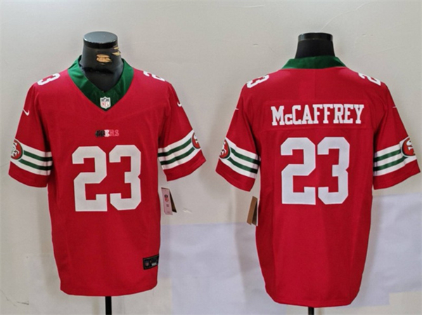 San Francisco 49ers #23 Christian McCaffrey Red F.U.S.E. Mexico Vapor Limited Stitched Jersey - Zenithce