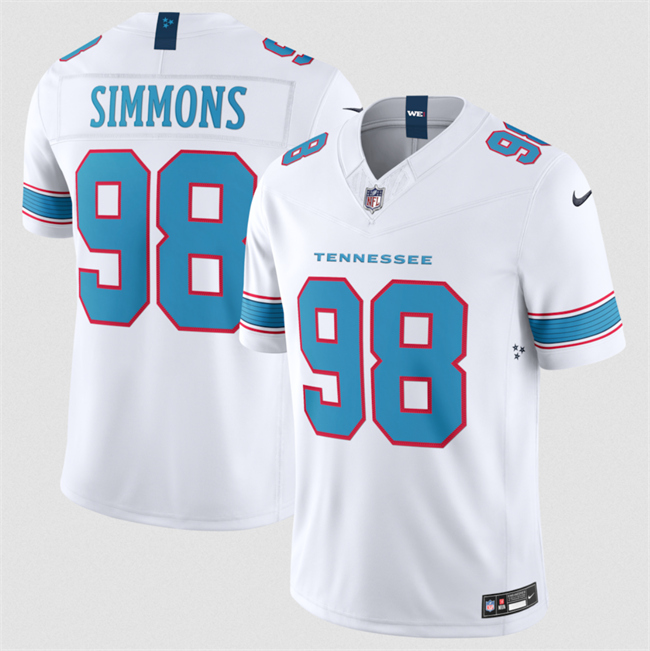 Tennessee Titans #98 Cameron Ward White 2026 F.U.S.E. Vapor Limited Stitched Jersey - Zenithce