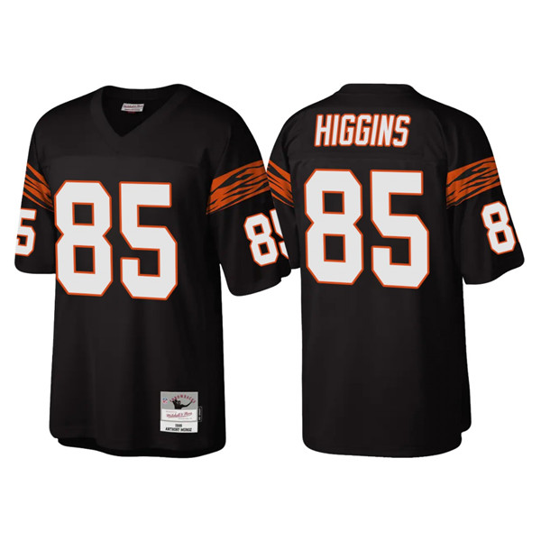Cincinnati Bengals #85 Tee Higgins Black Throwback Legacy Stitched Jersey - Zenithce